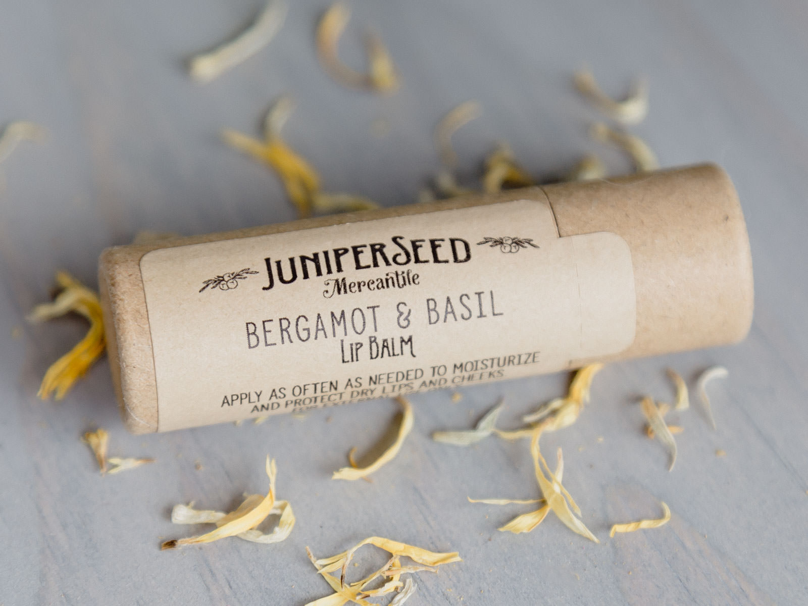 Bergamot Basil Lip Balm Juniperseed Mercantile